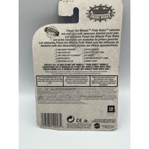 Hot Wheels 2003 #183 - Pride Rides 8/10 La Troca w/ Free Atomix Vehicle - Picture 5 of 8